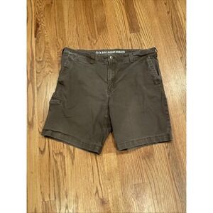 Duluth Men's Flex Ballroom Relaxed Fit Canvas Shorts Brown Size 38 Cargo Pocket